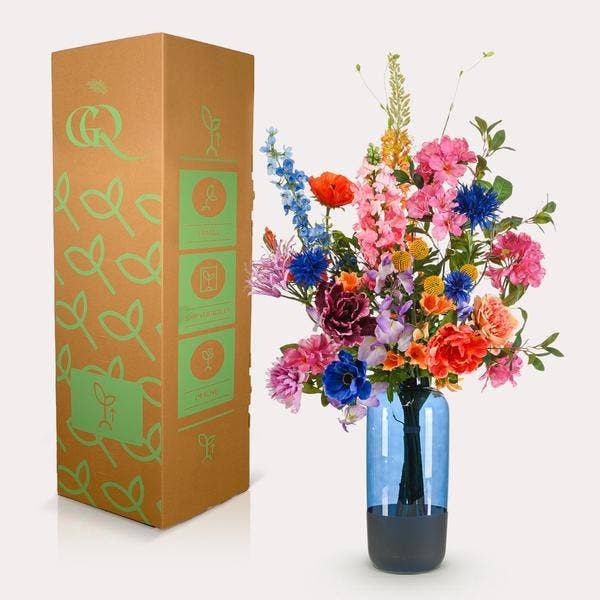 Oasis of Life - Wholesale Artificial Flowers - Artificial Flower Bouquet Luxury Glam – XL Artificial Flower Bouquet – 90cm Tall – Low-Maintenance Decor – Realistic Look – Elegant XL Bouquet for Home & Office2