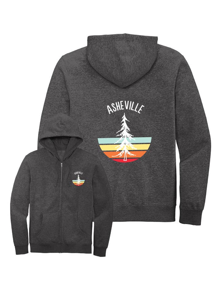 MT Brand Apparel - Wholesale Hoodie - Unisex - Colorful Pine - Customizable - Full Zip Hoodie3