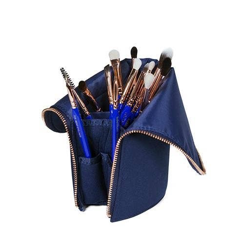 Bdellium Tools - Wholesale Makeup Brush Set - Golden Triangle Eyes Only Complete 15pc. Brush Set with Pouch