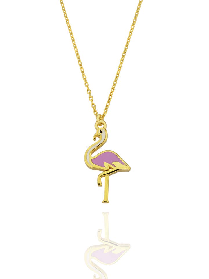 Collier Flamant pour la vente par Minval Jewelry