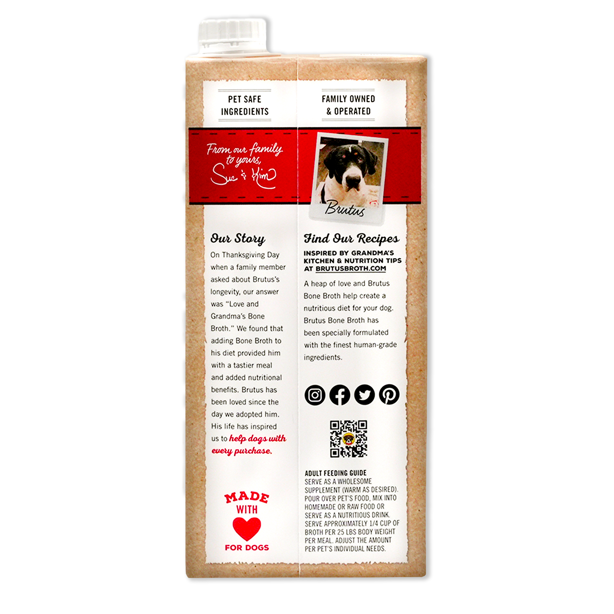 Brutus Broth - Wholesale Pet Food - Dog - Brutus Bone Broth - Chicken Flavor1