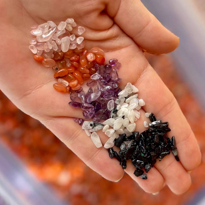 1 Lb Bulk Crystal Chips, Rose AURA Quartz Amethyst Carnelian and other Purchase Wholesale small crystals. Free Returns & Net 60 Terms on Faire trending on Faire.