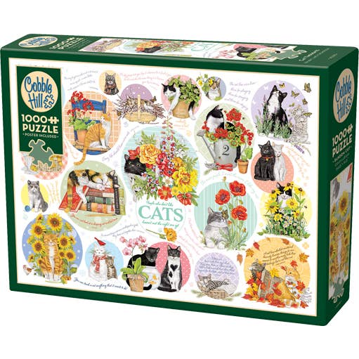Cat Thoughts 1000 Piece Jigsaw Puzzle - Poster Included and other Purchase wholesale cat ladder. Free returns & net 60 terms on Faire trending on Faire.