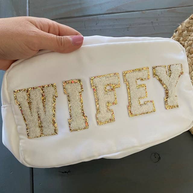 Trousse à maquillage - Blanc pour la vente par Lovelybeadz