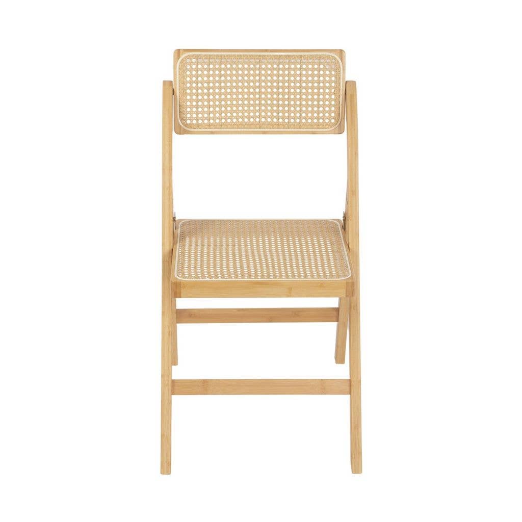 Aria Home – wholesale Folding chair – Set of 2 Tristan Bamboo Wood Folding Chair,9