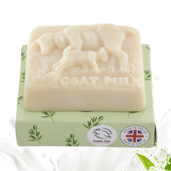 Savon au lait de chèvre (barre de shampoing) 100% NATUREL pour la vente par Goats Of the Gorge Skin Cosmetics