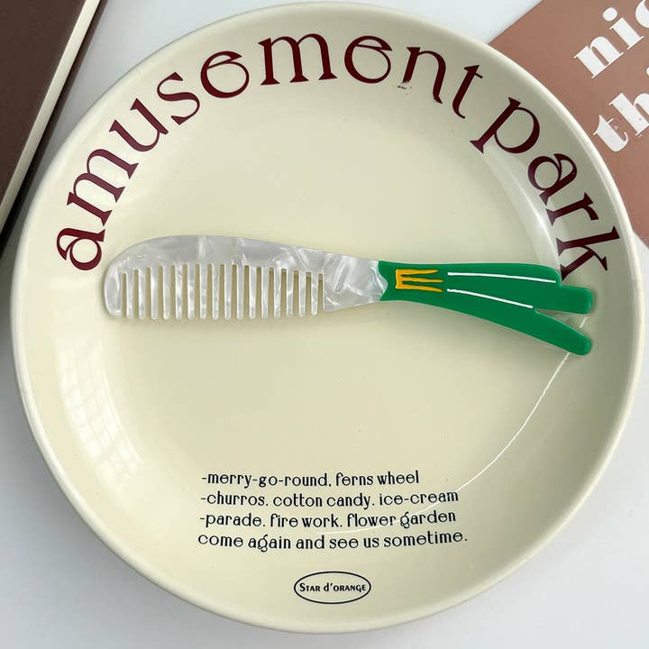 SoapElenGlen - Wholesale Hair Brush/Comb - Whimsical Animal Acetate Combs,Vegetable Portable Hair Tools13