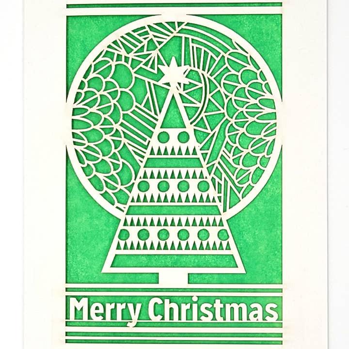 two hermanas – Großhandel Weihnachtskarte – Frohe Weihnachten - Baum und Mond7