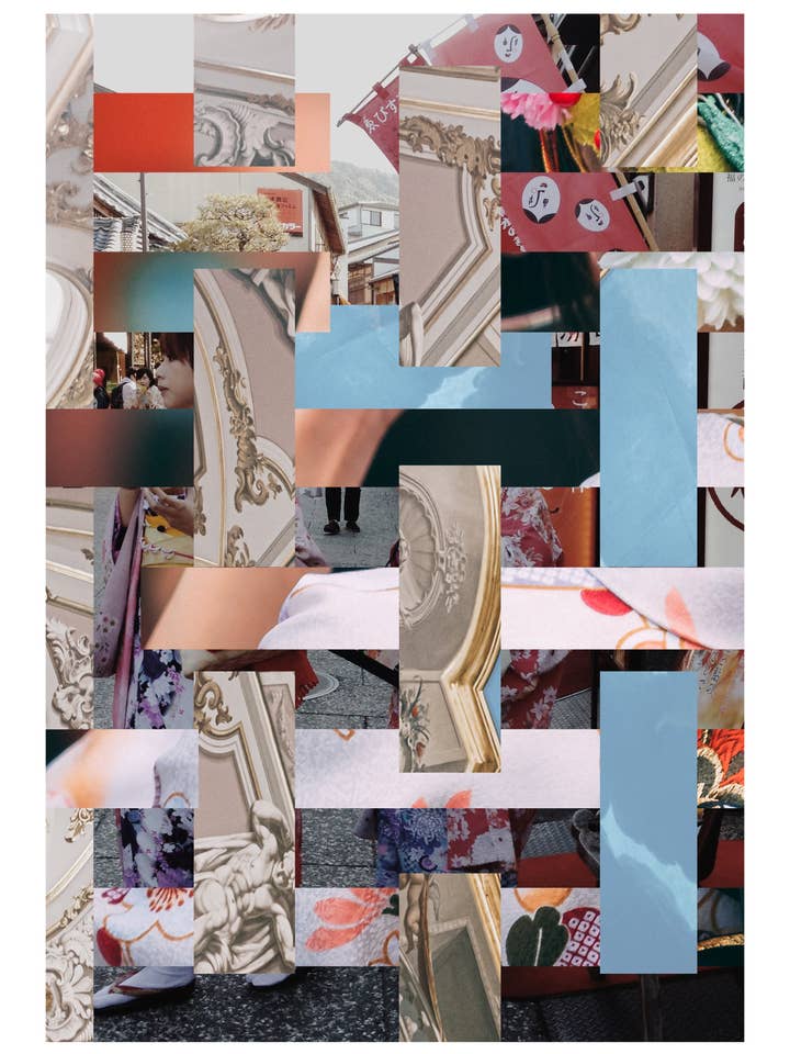 Tissage numérique One Art Print pour la vente par STUDIO DIMANCHE