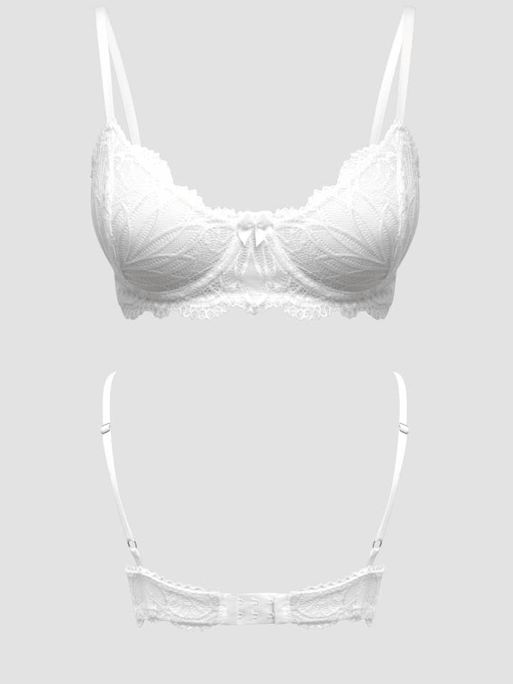 Wisteria and Willow - Wholesale Bra – Women's - Olivia Bra - White5