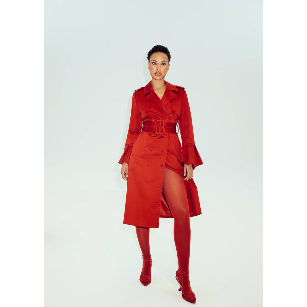 The Mabel Trench Coat for wholesale by Hilary MacMillan