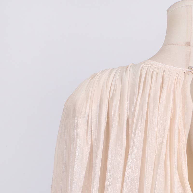 Productseeker – Engroshandel Kjole - Dame – DR443 Kort kjole med lange ærmer til kvinder – Forår/sommer15