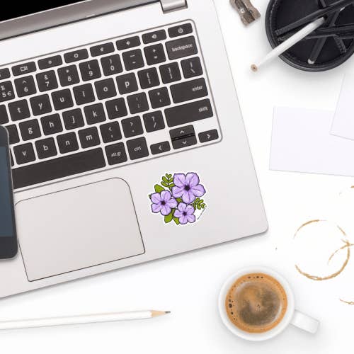Moon Light Sticker Co - Wholesale Sticker - Petunia Sticker1