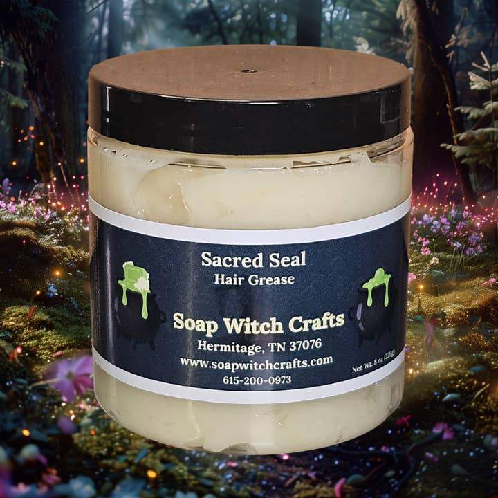 Sacred Seal Hair Grease – Unscented for wholesale by Soap Witch Crafts