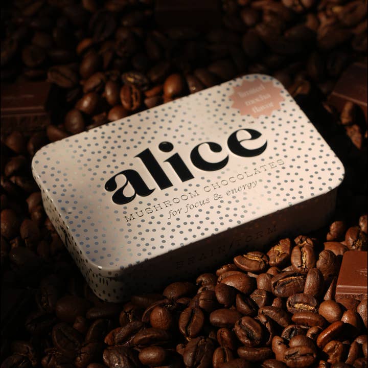 Alice Mushrooms - Wholesale Chocolate Bar - LIMITED EDITION FLAVOR: Mocha Brainstorm — focus & energy