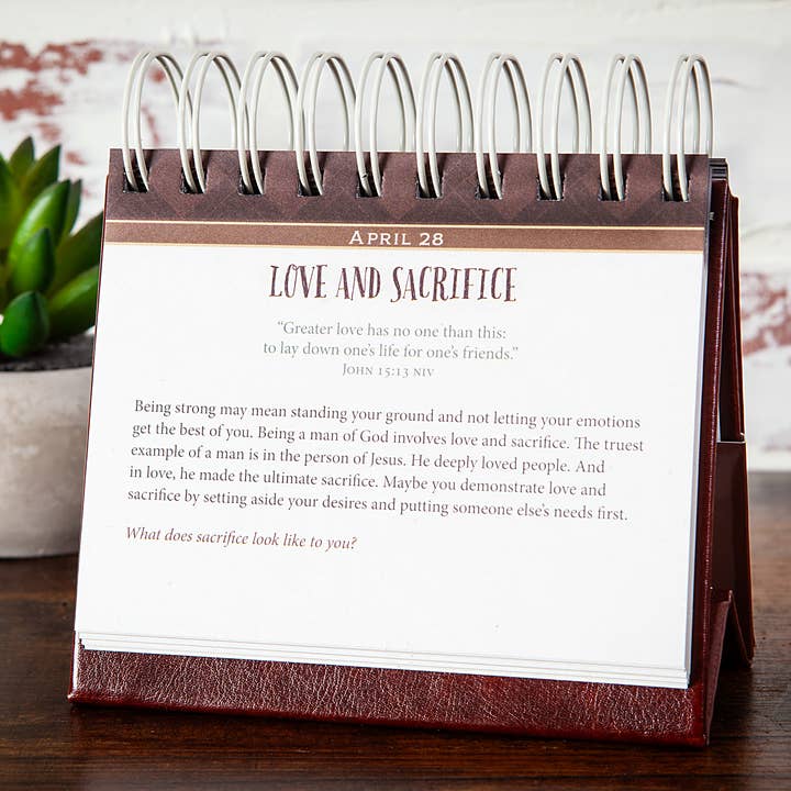 BroadStreet Publishing Group, LLC - Wholesale Display Book - Daily Strength for Men (Perpetual Calendar, Undated)2