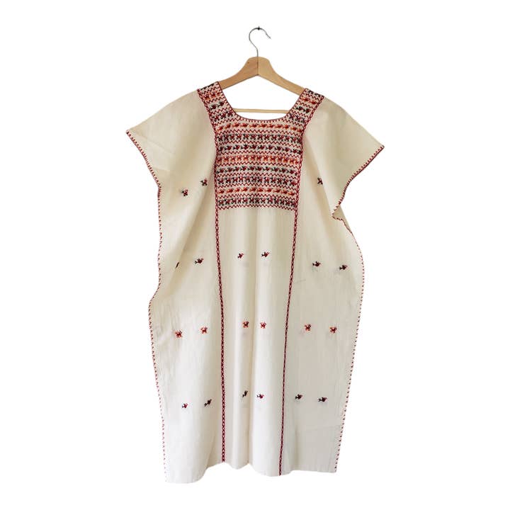 The Little Pueblo - Vendita all'ingrosso Vestito - Donna - Vestito Huipil Amuzgo Messicano Fatto a Mano a Oaxaca, Messico
