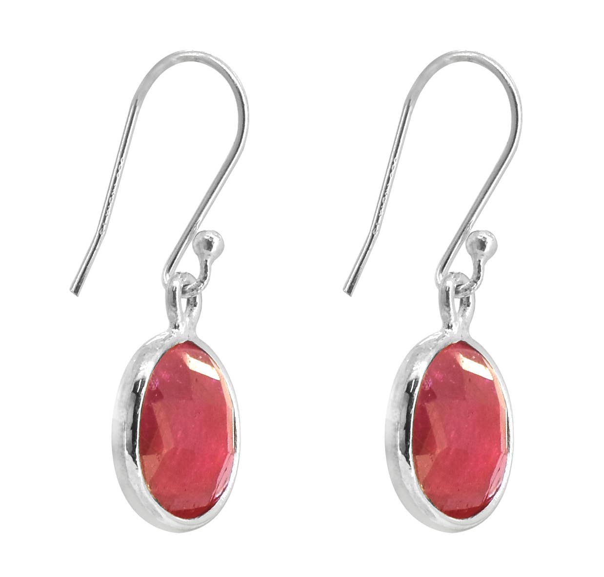 Tiramisu – wholesale Dangle earrings – Corundum Ruby 925 Sterling Silver Dangle Earrings2