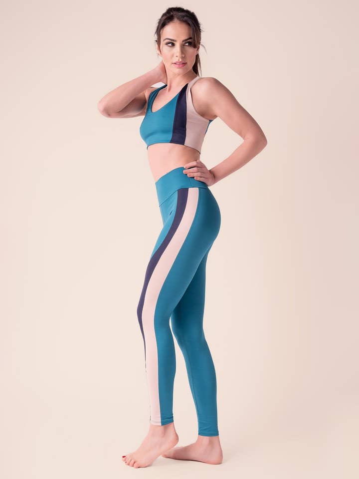 Anaissa - Wholesale Athletic/Lounge Leggings - Women's - Ocean sports leggings21