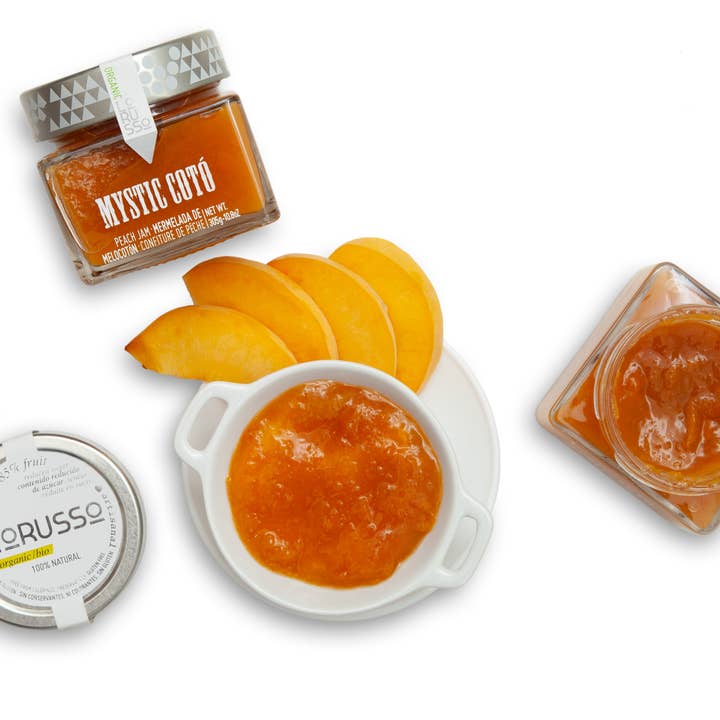 LoRUSSo - Wholesale Jam/jelly - Organic artisanal peach jam 85% fruit - 175g4