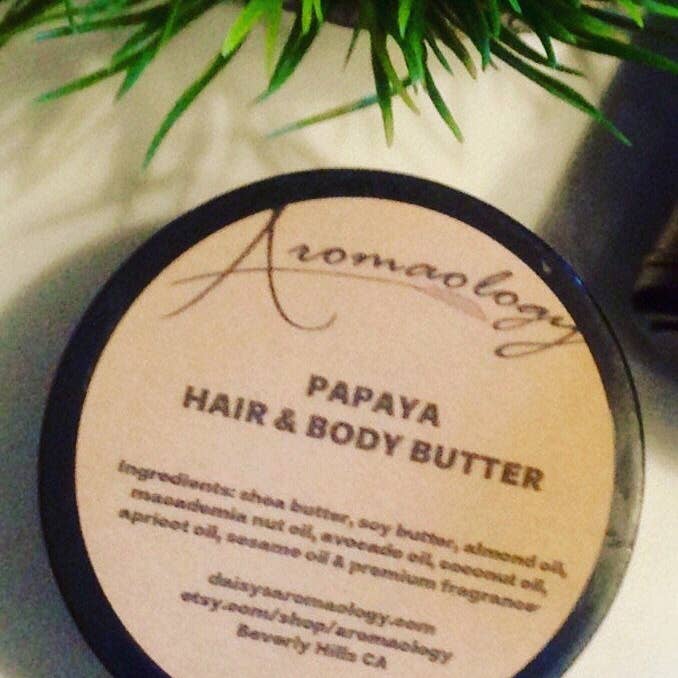 Handmade Papaya Body Butter for wholesale by Aromaology