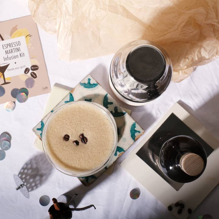 Craftly - Wholesale DIY Drink Kit - Espresso Martini Infusion Kit | Homemade Cocktails Kit | DIY5