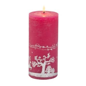 Biedermann & Sons - Wholesale Pillar Candle - 3" X 6" Reindeer Games Pillar Candle - Box of 6