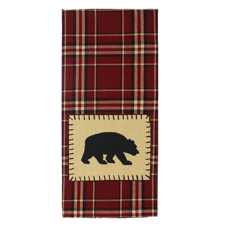 Black Bear Towel for wholesale by Home Collections by Raghu