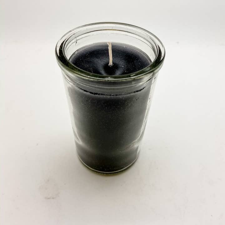 Ceridwen’s - Wholesale Jar/Filled Candle - Black 2 Day Candle - remove negative energy, protection