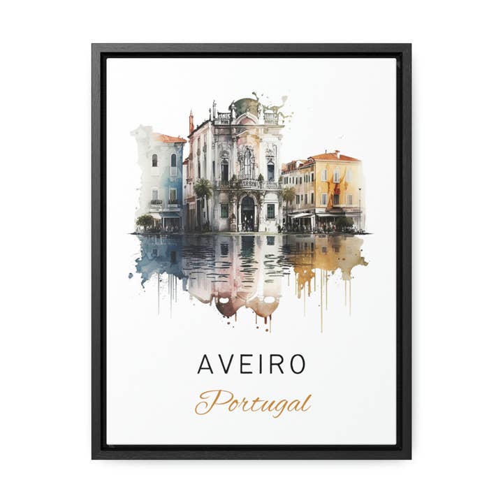 Aveiro Väggkonst - Portugal Tryck för wholesale av Premium Travel Art