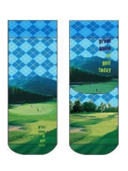 Blue & Green Golf Socks for wholesale by Urbiana