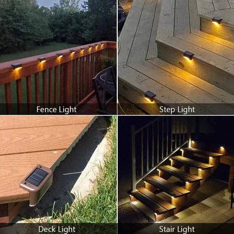 BRECK + FOX - Wholesale Outdoor/Lawn Light - Solar Waterproof Stair Lights7