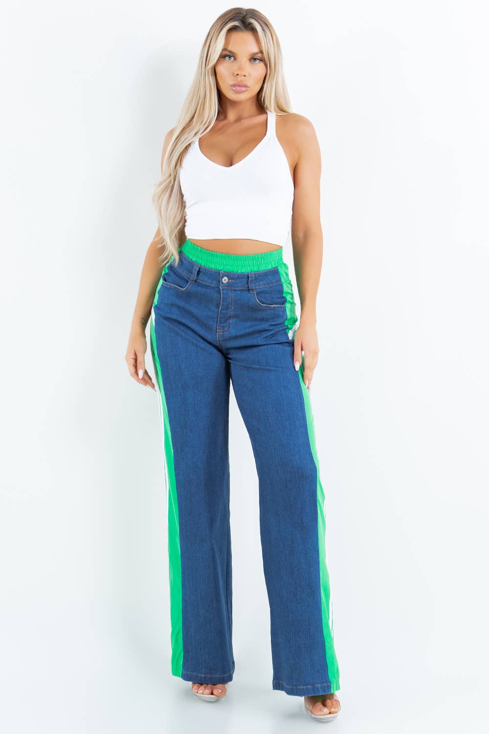 LABIJOU – wholesale Top & pants set (NOT Loungewear) – Women's – PD240 DENIM COMBO11