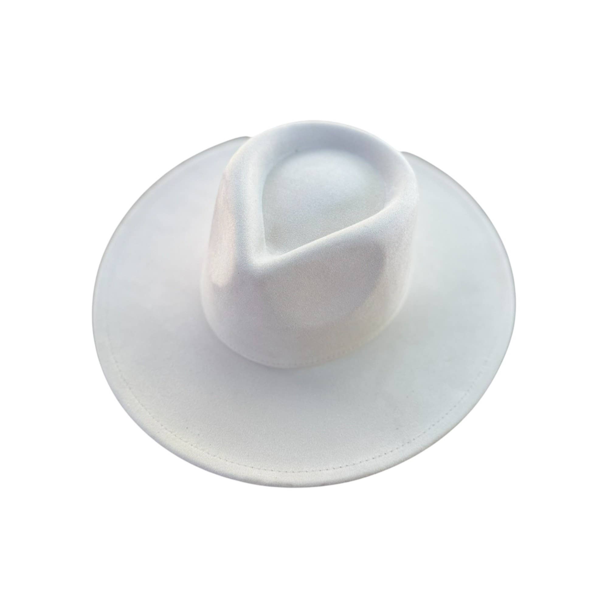 Portia Hat – Engroshandel Bucket hat - Dame – Vegansk Ruskind Bredskygget Rancher Hat2