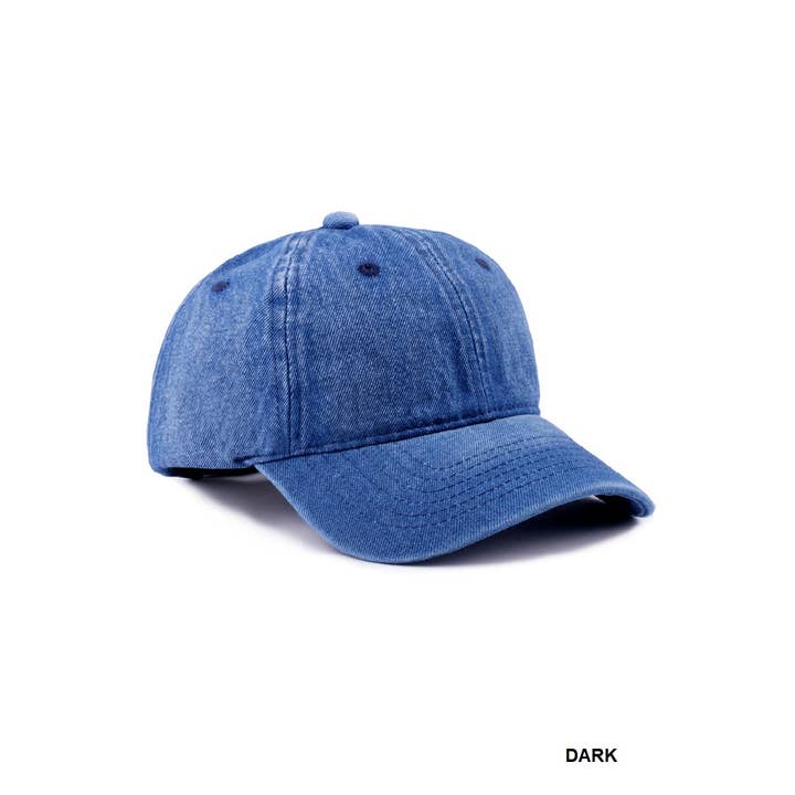 42POPS - Wholesale Baseball Cap - Women's - 1015 Denim Washed Cap
SI-28174