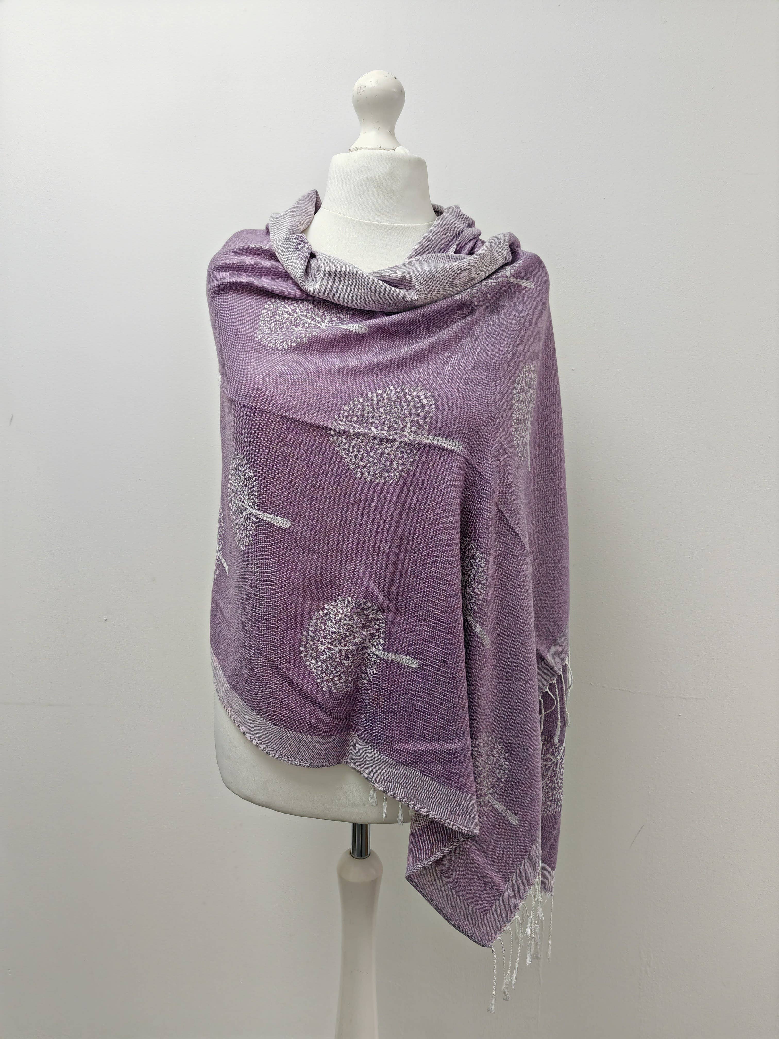 Superbia – wholesale Scarf – Women's – Super Soft Pashmina Scarf Shawl Wrap-2412 Life Tree15