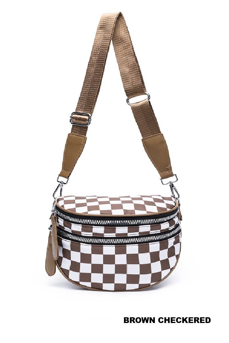 Vanilla Monkey - Wholesale Crossbodytas - Dames - Dubbele Rits Halve Maan Heuptasje2