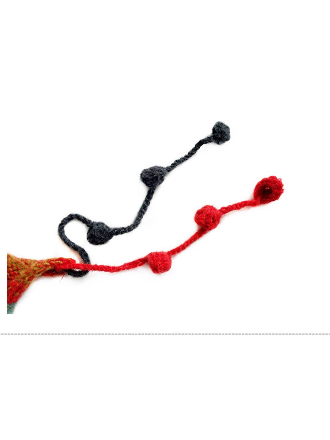 Funkyrel® Atzbranding Limited - Wholesale Beanie - Women's - Haila - Colorful Earflap Knitted Beanie with Pompoms7