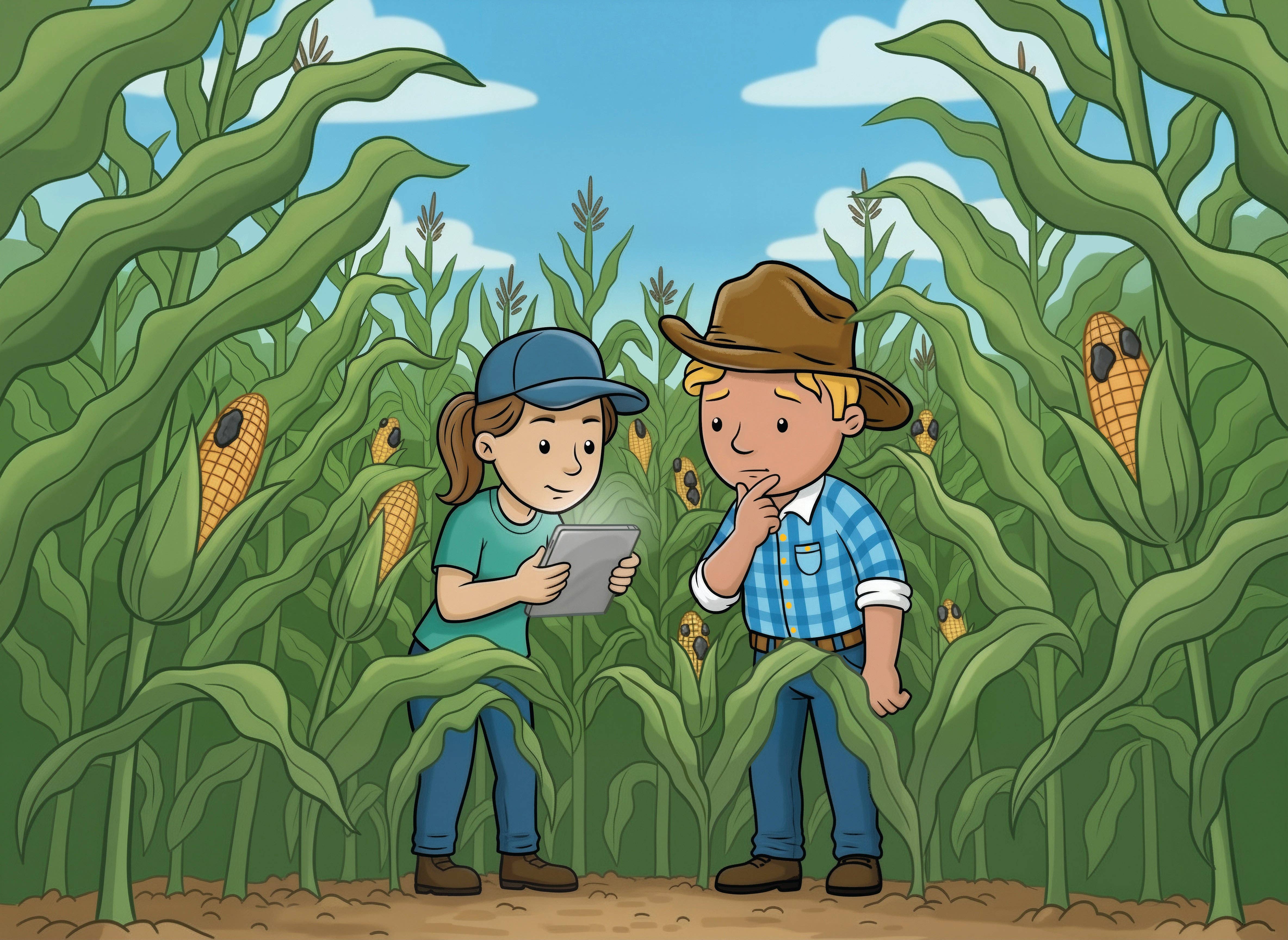 George the Farmer - Wholesale Pre-school book (3–5) - George the Farmer Kangaroo Cornfield3
