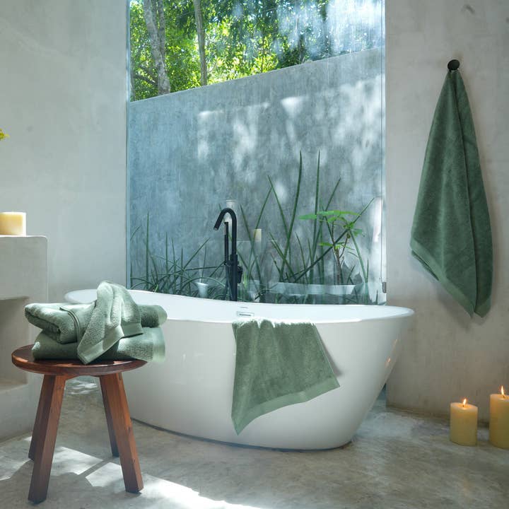 Rest and Reset - Wholesale Towel Set - Oasis Plush Organic Bath Sheet Set13