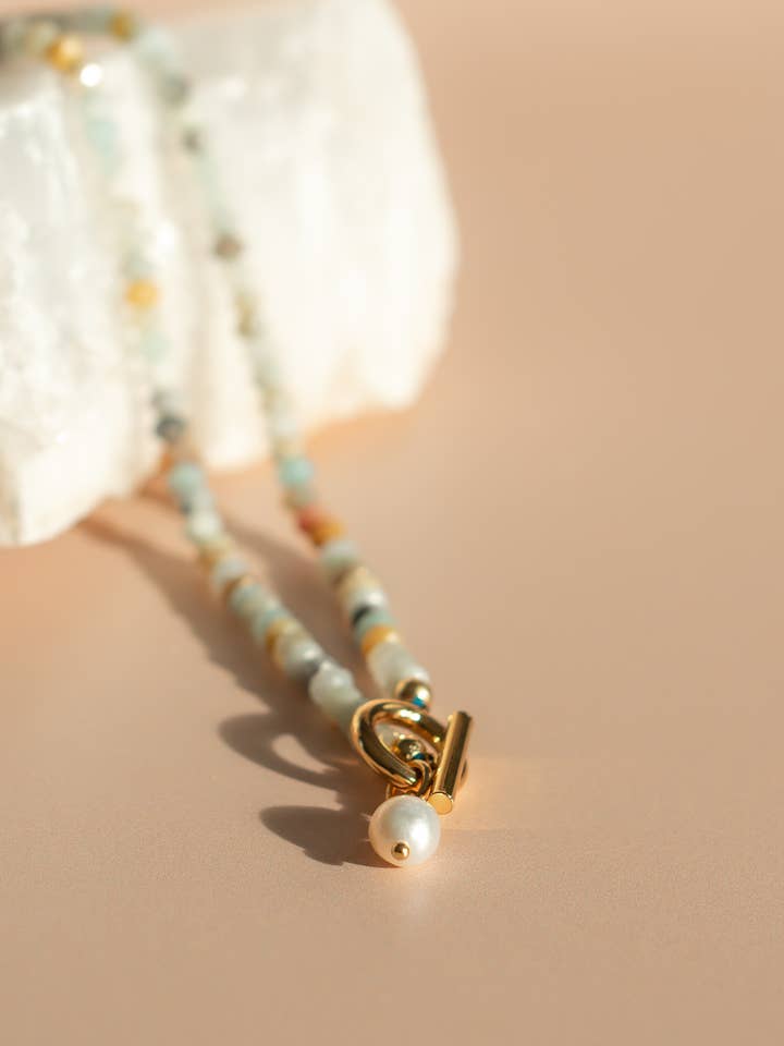 Colar de Pérolas Seaglass por atacado de Lumi + Sol