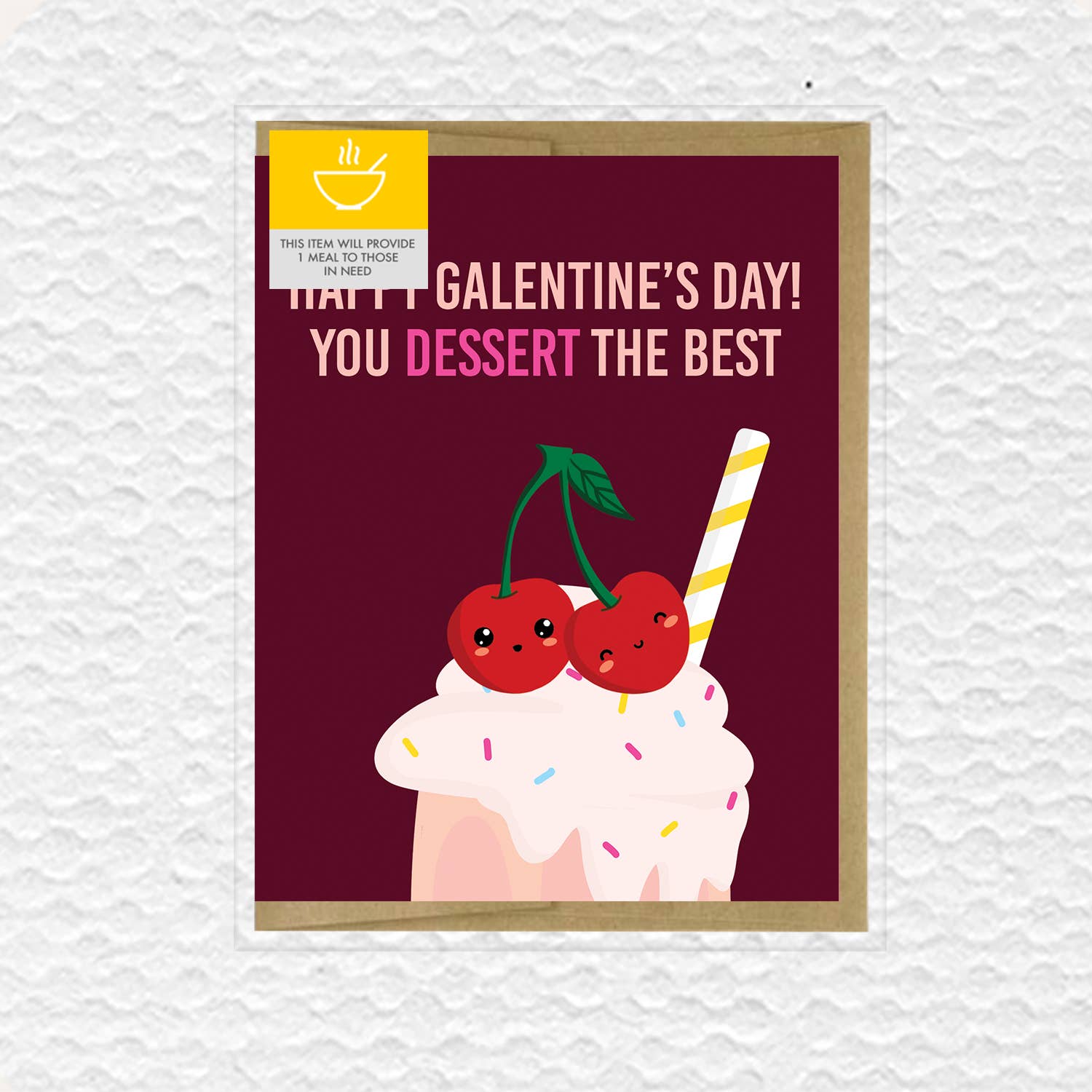 IMPAPER - Wholesale Valentine's Day Card - Dessert Galentine Greeting Card1