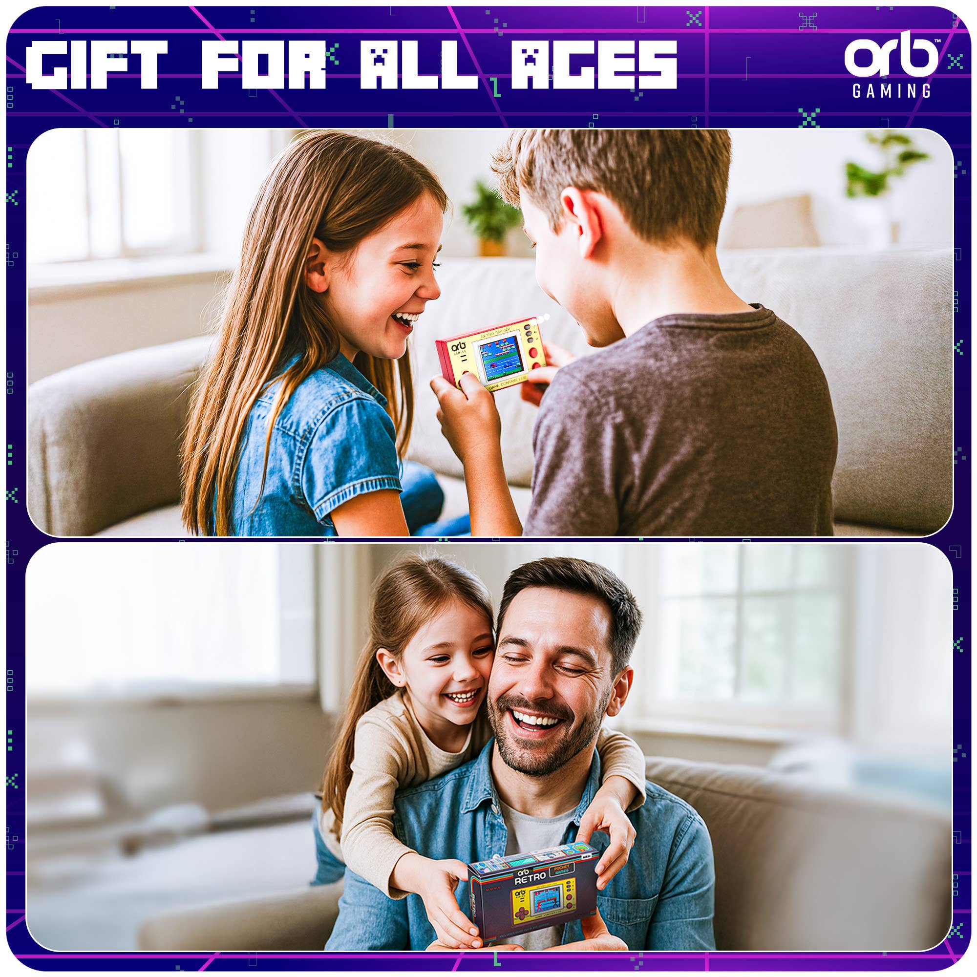 Thumbs Up! - Wholesale Electronic Toy - Kids & Baby - Orb - Retro Mini Handheld Games Console (150-in-1 Games)7