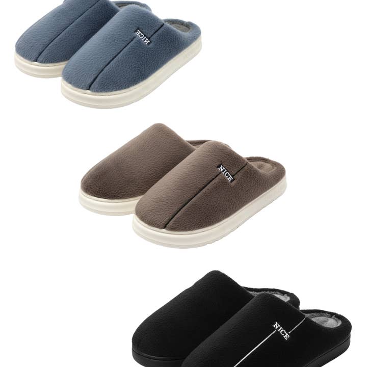 TEXLINA Herenpantoffels (Verpakking van 12 Paar) voor wholesale door FLUFFERY