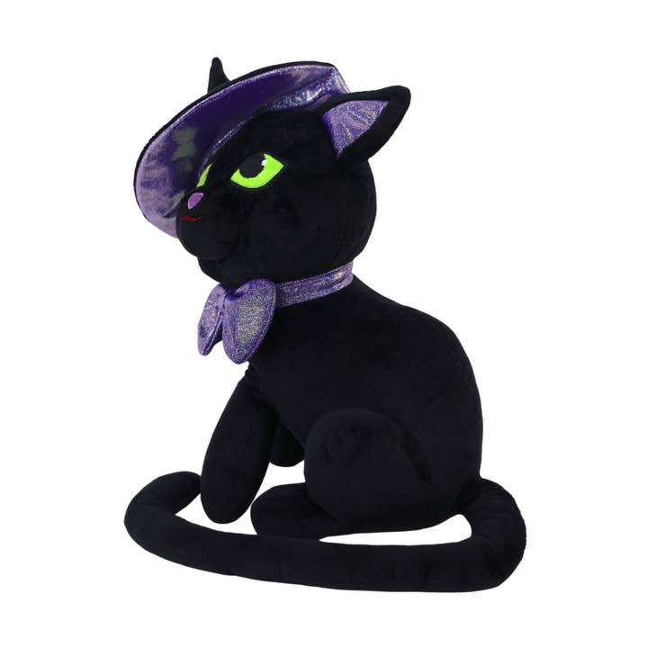 Plushible Halloween Plush 8 Inch Cat Wanda the Witch for wholesale by OrangeOnions