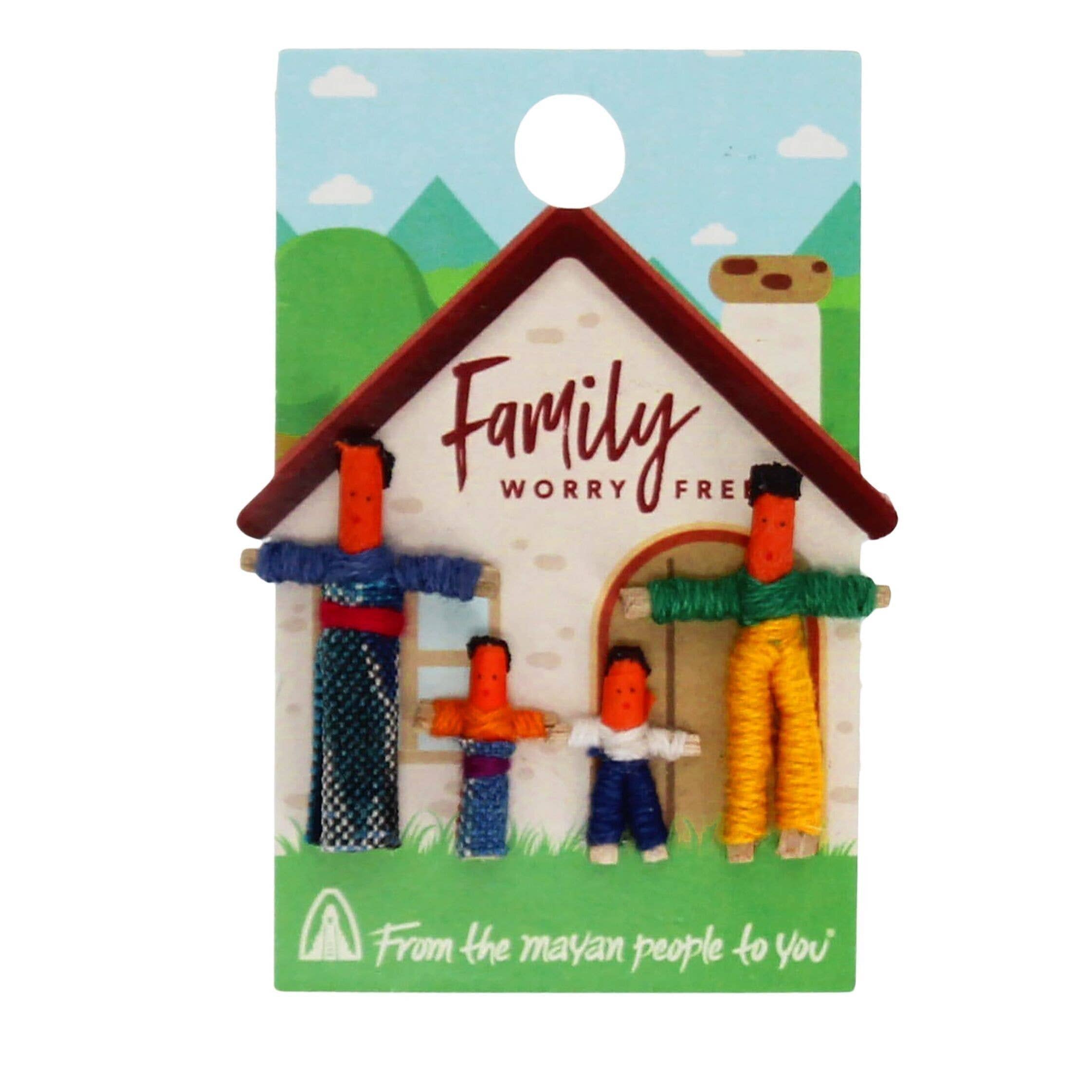 Rex B2B - UK – wholesale Classic toy – Kids – Worry Dolls (Set of 4) - Worry Free Family1