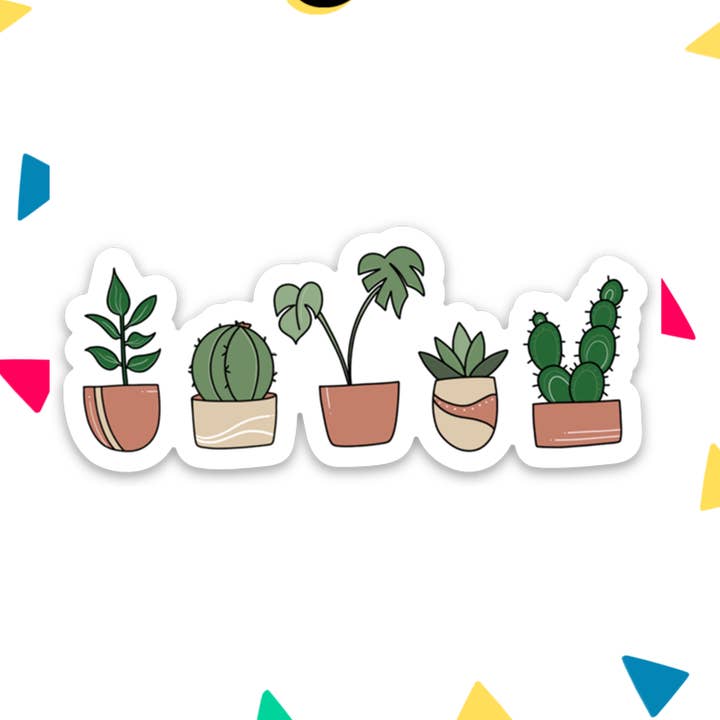 Plant Friends Magnet for wholesale by The Doodle Shop