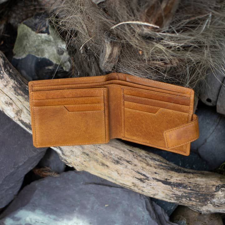 PRIMEHIDE - Wholesale Wallet - Men's - Alperto RFID Notecase Leather Wallet - 4269