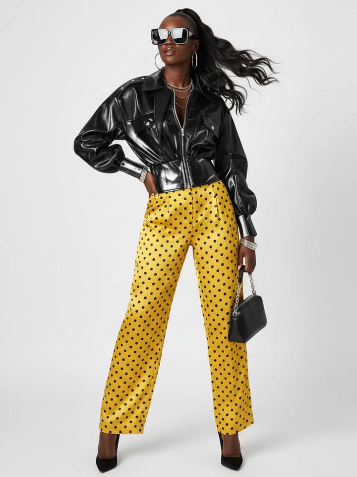 Schwarze Motorradstil-Jacke für Damen, East Village, BYMANYC New York. für den Großhandel von BYMANYC NEW YORK