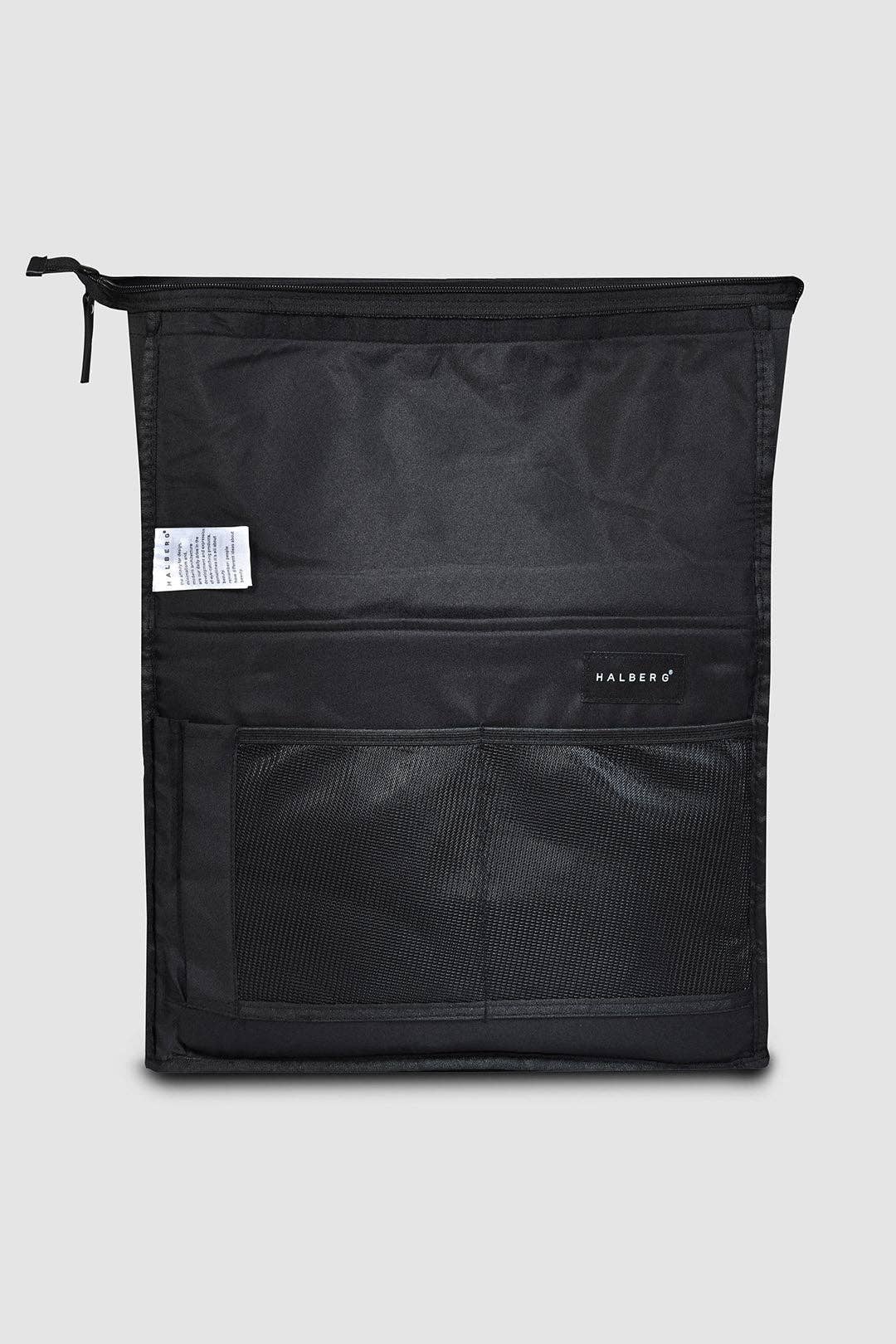 HALBERG - Wholesale Backpack - Unisex - Frankfurt PU matte black backpack4